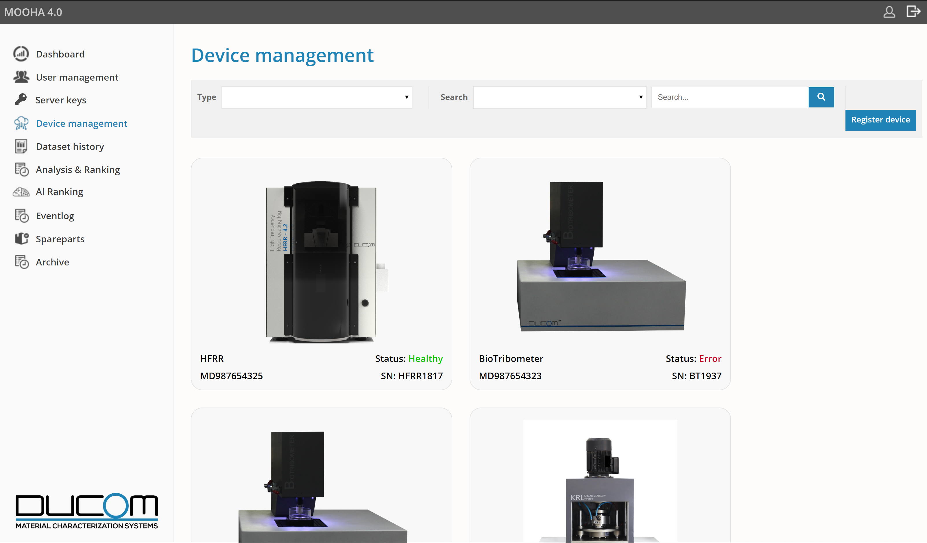 MOOHA - Device Management MOOHA - Device Management